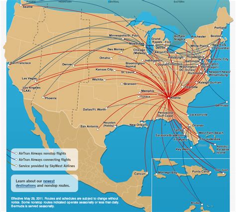 Southwest Nonstop Flights Map Map Of The Usa With State Names