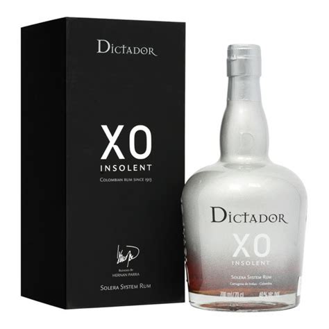 Dictador Solera Xo Insolent Rum Spirits From The Whisky World Uk