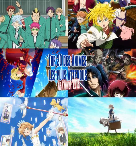 Top 20 Des Animes Les Plus Attendus De Lhiver 2018