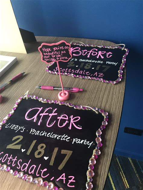 Before And After Sign Bachelorette Party Bachlorette Party