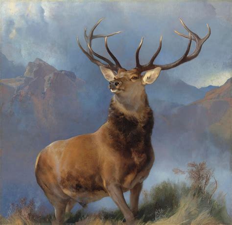Scotlands Iconic Stag In Monarch Of The Glen Painting Is Actually