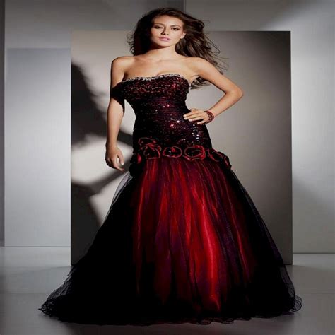 Https://tommynaija.com/wedding/red Black And Gold Wedding Dress