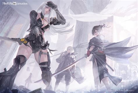 Nier Re In Carnation 28 Artists Illustration Campaign Fire Sanctuary