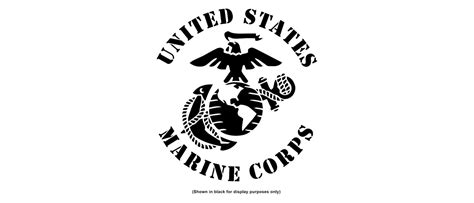 Cut so that it can be easily seen through on rear car/truck window. USMC EGA United States Marine Corps Eagle Globe Anchor ...
