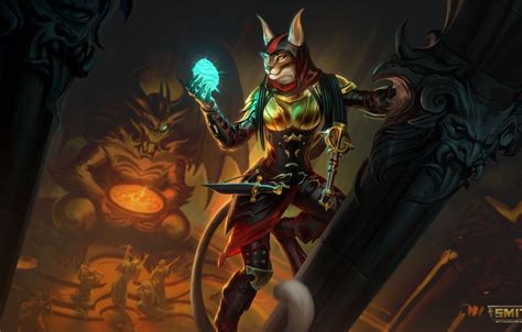Anubis And Bastet Wallpapers Wallpaper Cave