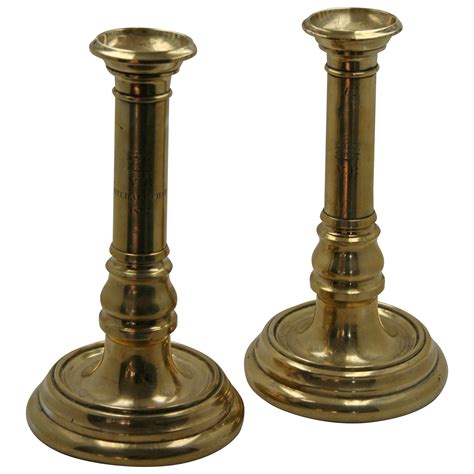 Unusual Pair Of Victorian Christmas Candlesticks For Sale At 1stdibs