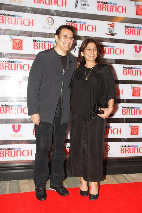 Archana Puran Singh With Husband Parmeet Sethi At The Hindustan Times