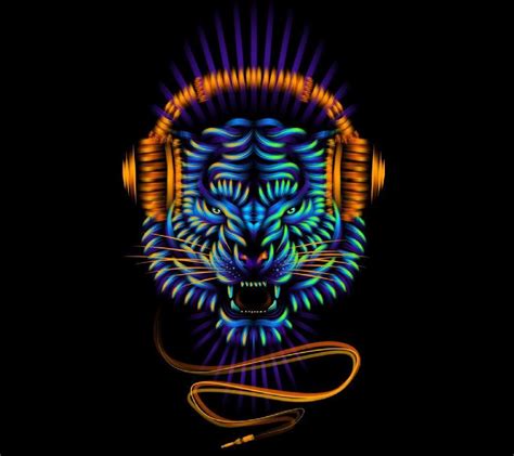 Trippy Tiger Wallpapers Top Free Trippy Tiger Backgrounds