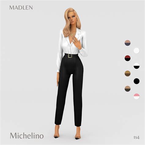Madlen — Michelino Outfit Vintage Silk Blouse And High In 2021