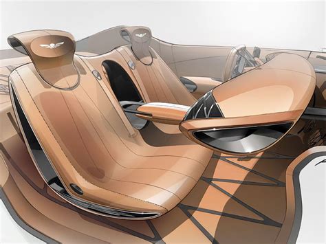 Genesis Mint Concept Vehicle Car Interior Sketch Concept Car Design