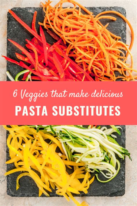 6 Delicious Veggie Pasta Substitutes | Scripps Affiliated Medical ...