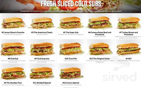 3 comments and complaints → add yours ←. Jersey Mike's Subs menu in Kitchener, Ontario, Canada
