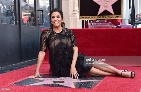 Eva Longoria Attends A Ceremony Honoring Her With The 2634th Star On