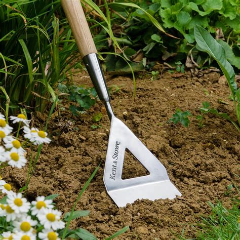 Kent And Stowe Stainless Steel Long Handled Dutch Hoe Ruxley Manor