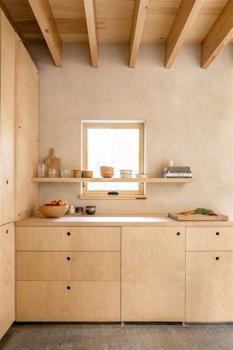 Far Cabin By Winkelman Architecture Plywood Kitchen Plywood Interior