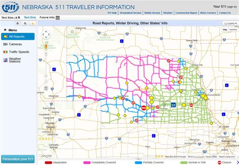 Nebraska Road Reportbadges