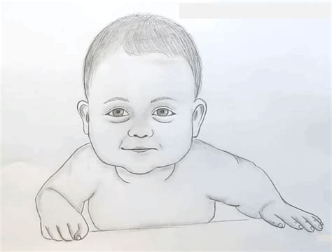 Baby Boy Drawing For Beginners Step By Step Drawing
