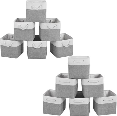 Fabric Cube Storage Bins Baskets 11x11 Cube Storage Bins