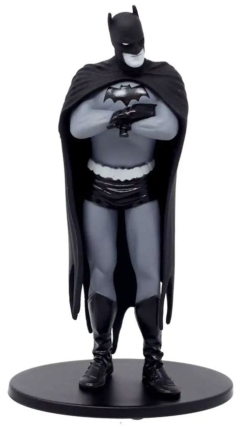 Batman Batman Black White Series Frank Quitely Mini Statue Loose Dc Collectibles Toywiz