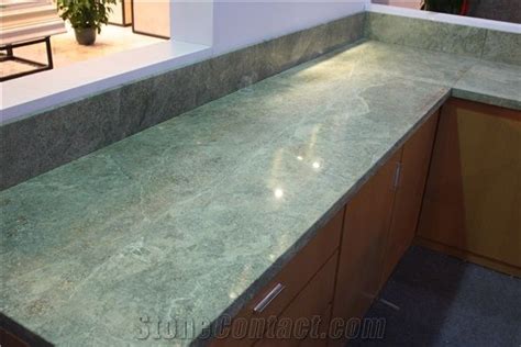 Tough and durable yet elegant and refined, granite kitchen countertops are resistant to chipping and scratching under normal conditions. Teal Green Granite Countertops,China Green Granite ...