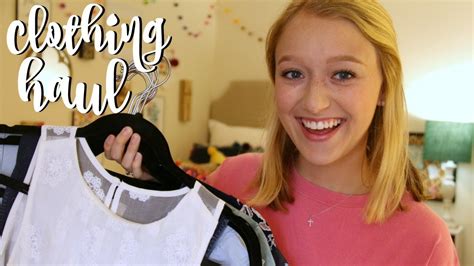 Back To School Clothing Haul 2017 Youtube