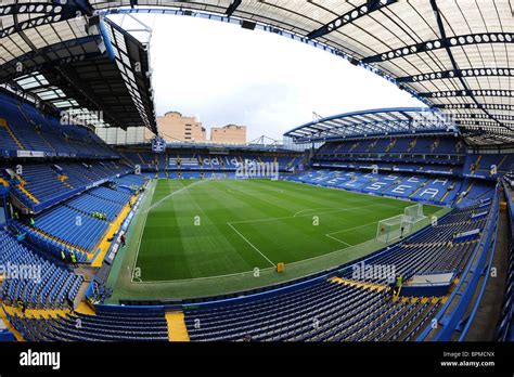 View Inside Stamford Bridge Stadium London Home Of Chelsea Football