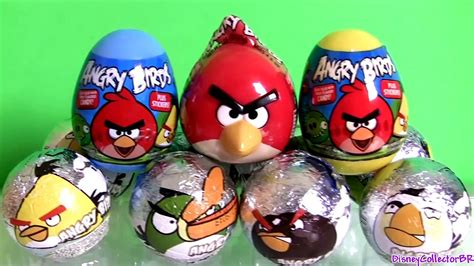 New Angry Birds Surprise Eggs Review By Disneycollector Chocolate Sorpresa Huevos Video