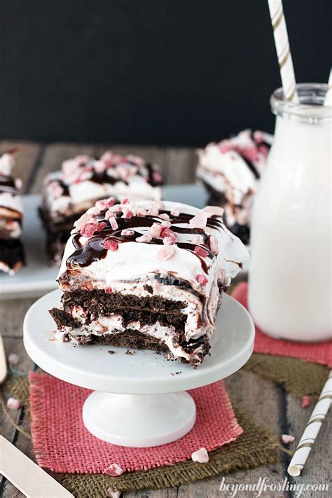 Press the mixture evenly into the bottom of the prepared pan. Chocolate Peppermint Lasagna | Recipe | Peppermint dessert ...