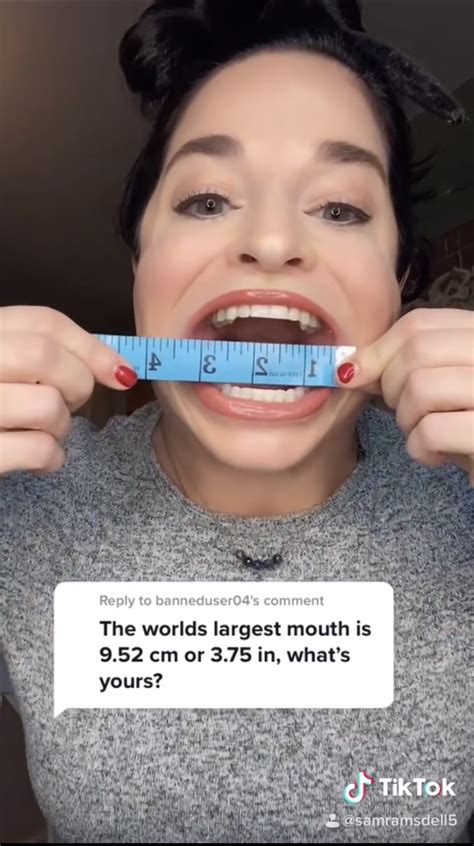 Woman With World S Biggest Mouth Makes 14 500 For Every Video The