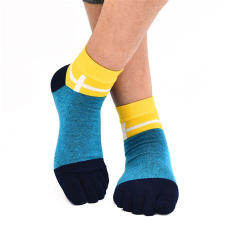 Summer New Mens Toe Socks Cotton Five Fingers Sock Casual Socks With