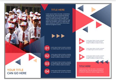 Hal pertama yang mungkin anda tanyakan adalah kapan jadwal pendaftaran ppdb untuk sekolah semua jenjang, mulai dari sd, smp, sma dan smk. Template Brosur PPDB 2020 Format PSD (Trifold) - Katulis
