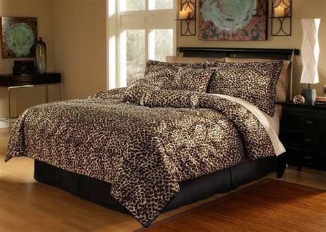 7 Piece Leopard Animal Kingdom Bedding Comforter Set Full Size