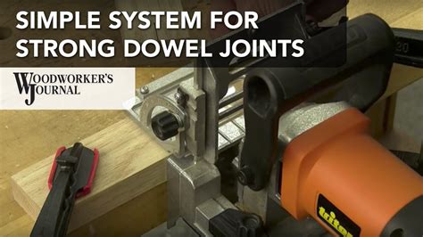 Strong And Simple Dowel Joints With Triton Doweling Joiner Youtube