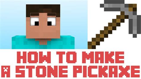 In game uid 997074072 like and subscribe my channel Minecraft Tutorial - How To Make A Stone Pickaxe In ...