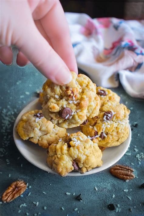 Best Ever Chewy Coconut Chocolate Chip Cookies