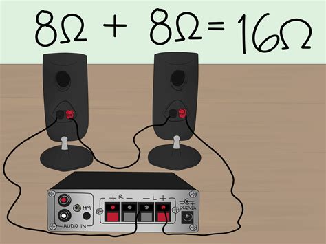 You essentially have 3 speakers you want to connect together to act as a single speaker. 3 Ways to Power Two Speakers with a One Channel Amp - wikiHow