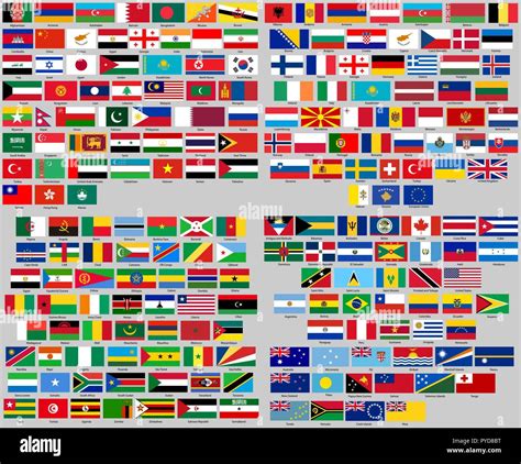 Flags Of The World Stock Vector Images Alamy