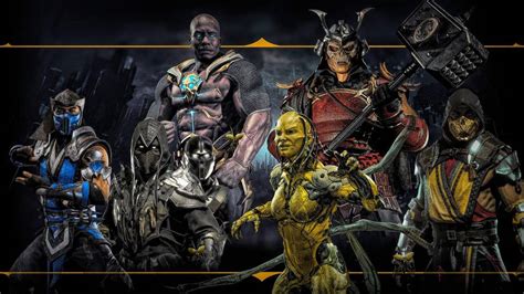 Download Mortal Kombat 11 Fighters Poster Wallpaper