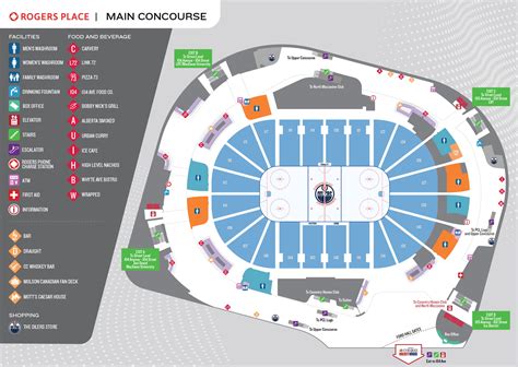 Concourse Maps | Rogers Place