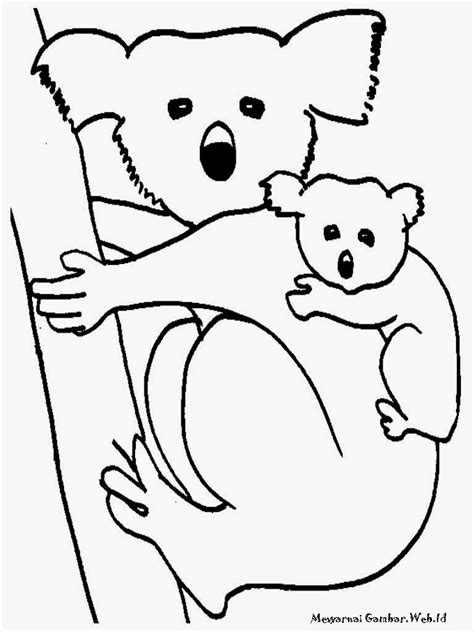 Unduh sumber grafik gratis dalam bentuk png, eps, ai atau psd. Mewarnai Gambar Koala Imut | Mewarnai Gambar