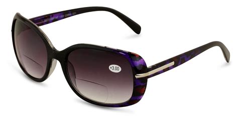 Purple Women S Bifocals Reading Sunglasses Reader Glasses Vintage Outdoor Leopard