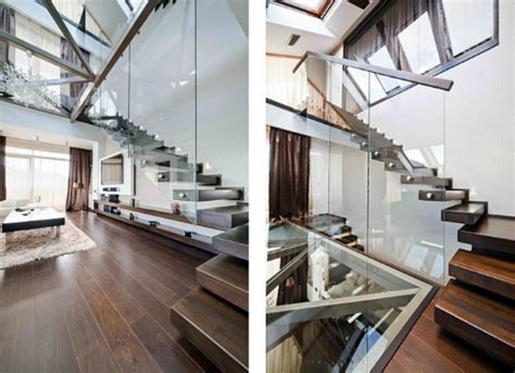 Modern Loft With Glass Walls And Floors Digsdigs