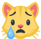 Depicted as yellow on major platforms. Crying Cat Face Emoji Meaning with Pictures: from A to Z