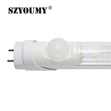 Szyoumy Ac85 265v 18w 1200mm T8 Led Pir Sensor Tube Light 4ft Led Bulb