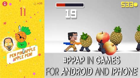 Best Androidios Games Inspired By Ppappen Pineapple Apple Pen Youtube