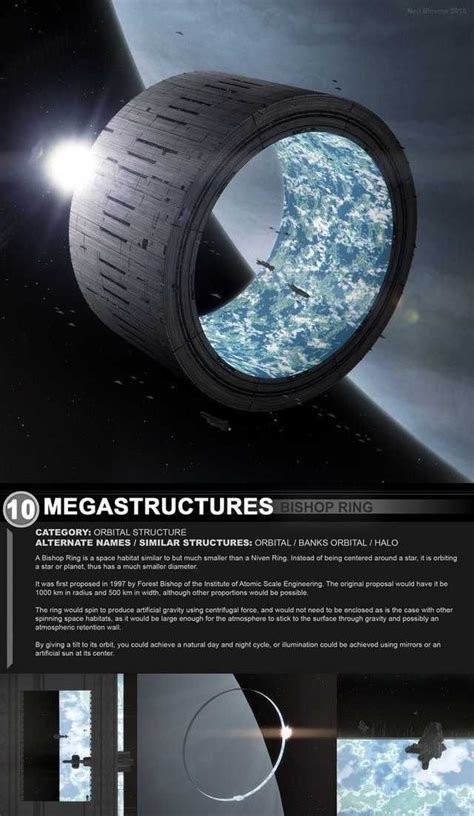 Mega Structures Sci Fi Concept Art Science Space Travel