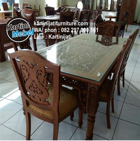 Nakas jati meja dapur meja dispenser meja ruang makan meja galon meja laci custom ukuran. Harga Set meja makan mebel jepara kayu jati, Kita Kartini ...