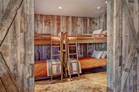 277 Two Cabins Drive Bunk Room Rustic Bedroom Denver By