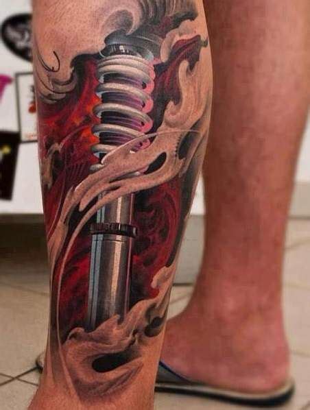 Discover 69 Mechanical Leg Tattoo Best Incdgdbentre