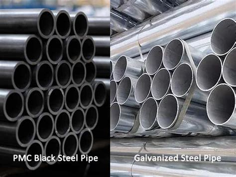 Carbon Steel Black Pipe Vs Carbon Steel Galvanized Pipe